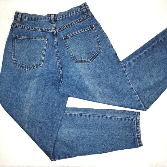 Bill Blass Vintage EUC Trendy High Rise Mom Pants Jeans Cotton Big Pockets - Picture 8 of 12